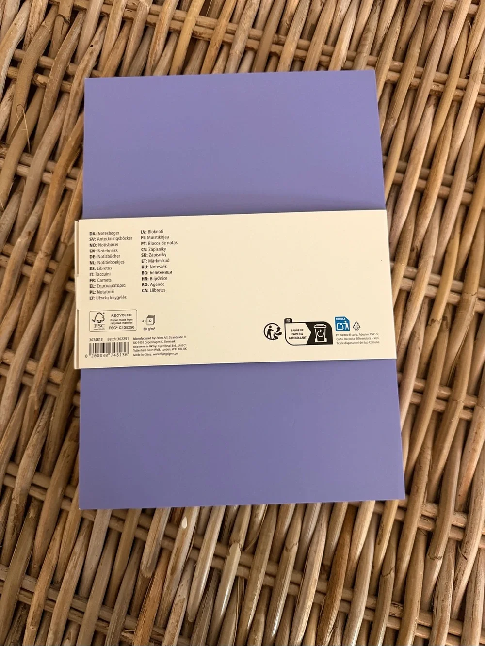 Flying Tiger Copenhagen - New Set of 4 Lined Notebooks